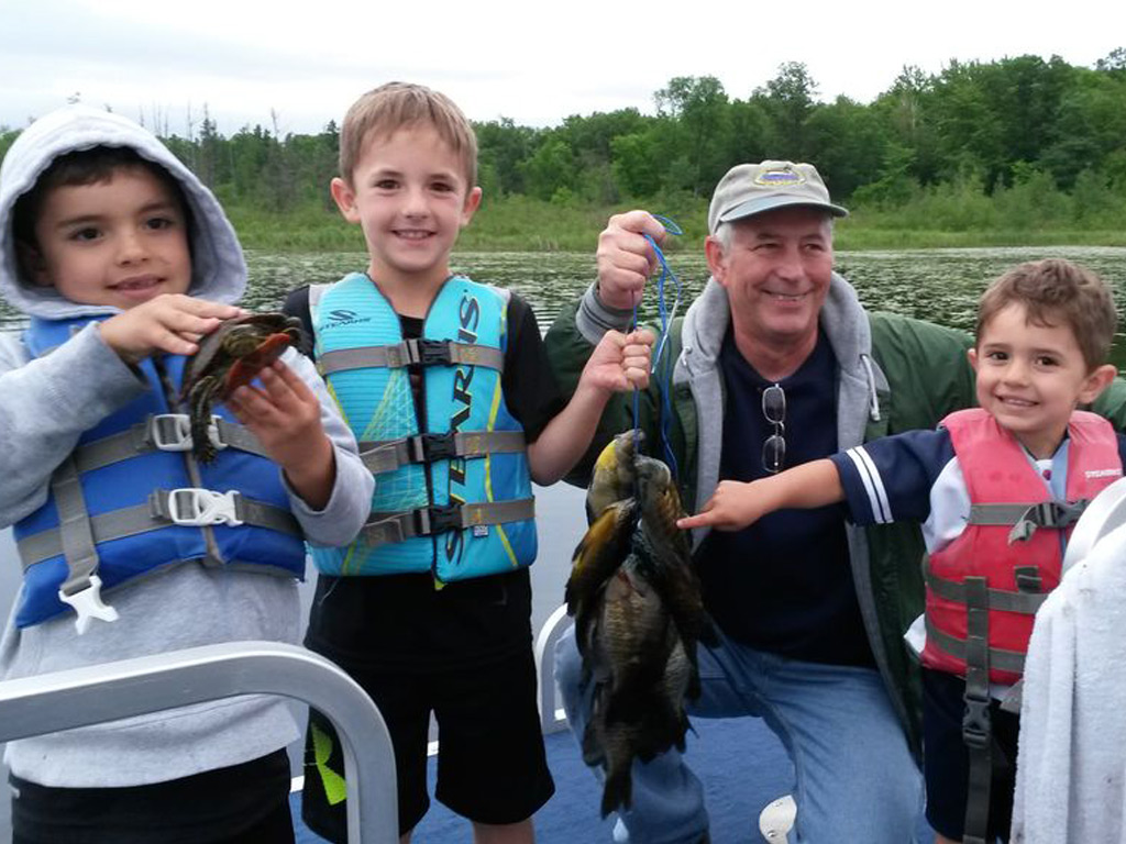 Family fishing